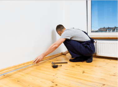 New Baseboard Installation