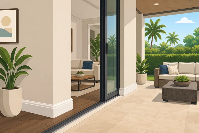 Seamless Baseboard Transitions for South Florida Patios