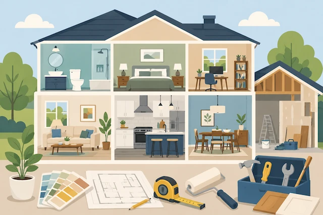 Home Remodeling Made Simple: A Room-by-Room Guide