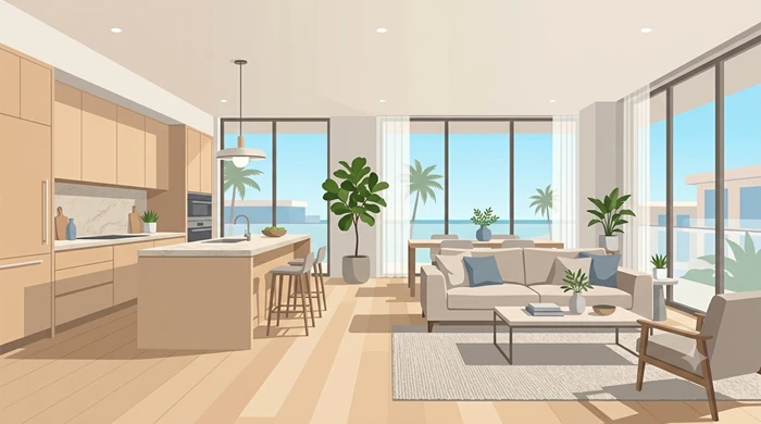 How to Design a Kitchen Living Room Combo in Miami