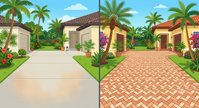 Concrete vs. Pavers: Which Works Best in South Florida?