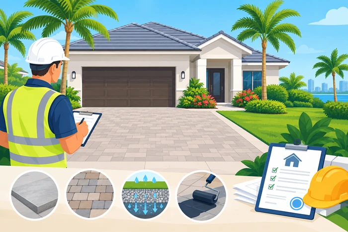 South Florida Driveway Construction: Costs & HOA Rules